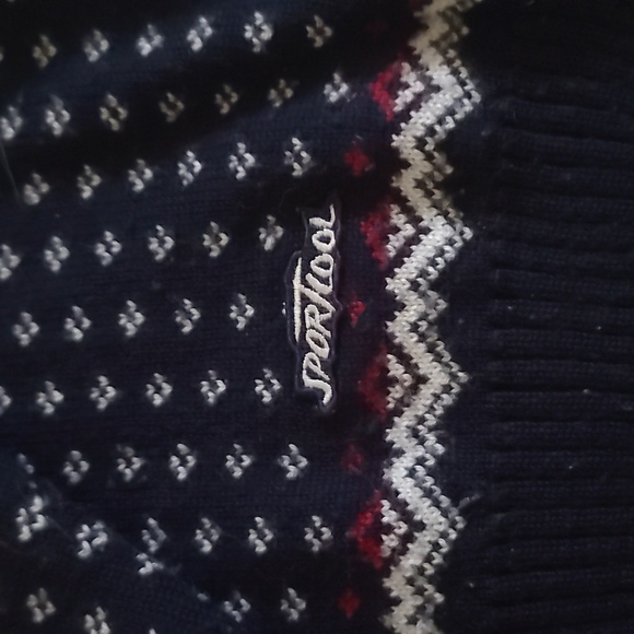 WOOL SWEATER SPORT COOL 50% MARINO WOOL 50% ACRILIC - Picture 2 of 4